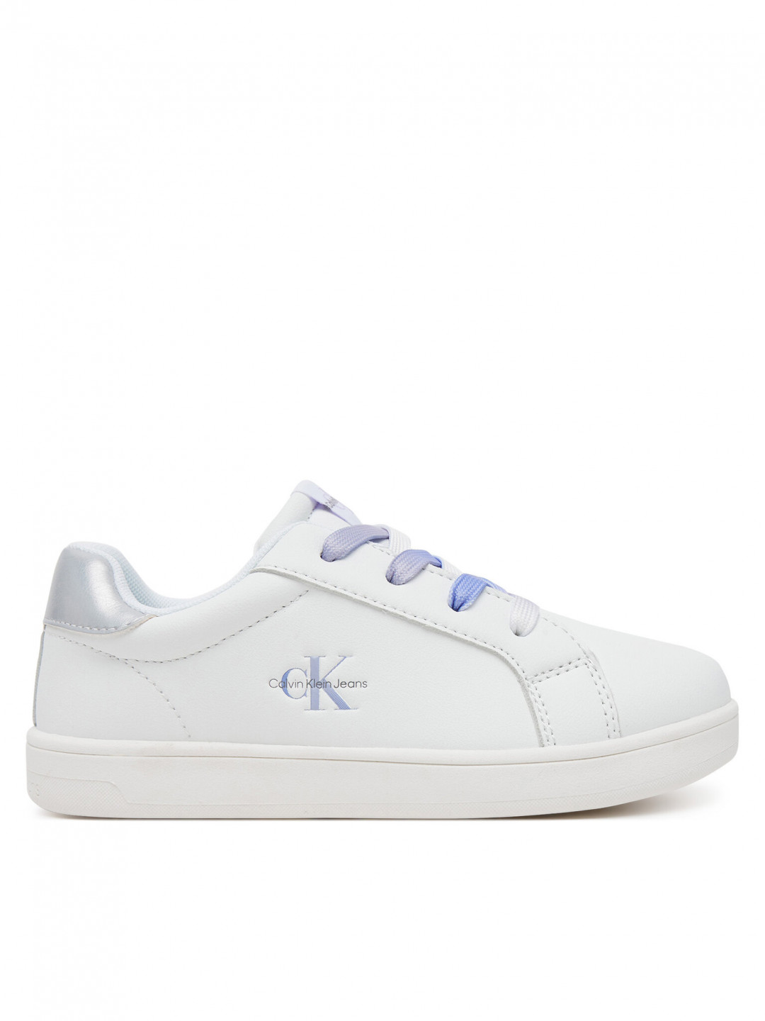 Calvin Klein Jeans Sneakersy Low Cut Lece-UP V1A9-82009-1355X S Bílá